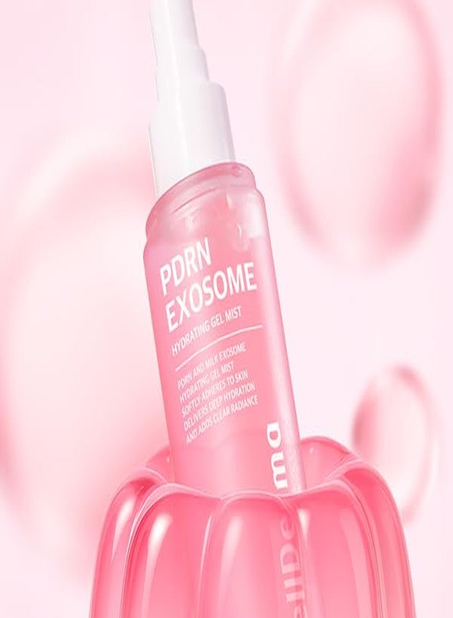 WELLDERMA PDRN Exosome Gel Mist, 100ml / 3.38 fl.oz – Hydrating & Soothing Hydrogel Face Mist with Collagen, Peptides, Hyaluronic Acid, and Botanical Extracts for Daily Skincare - Image 3